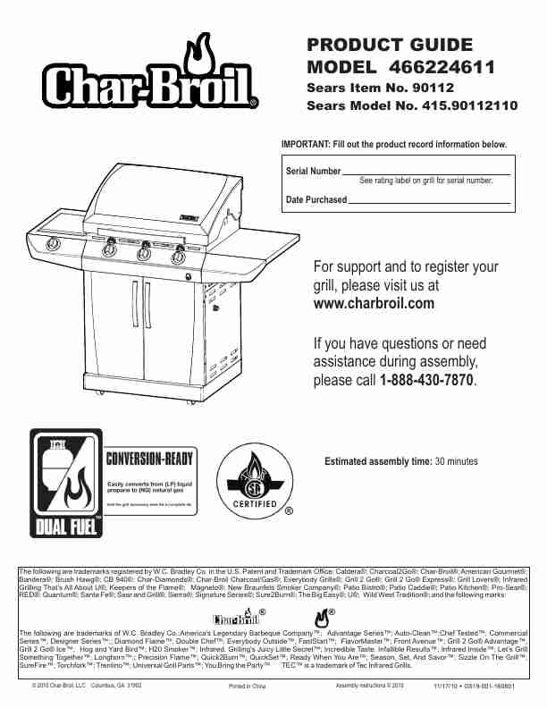Char-Broil Convection Oven 415 9011211-page_pdf